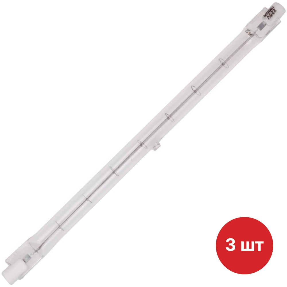 Изображение товара Лампа галогеновая SAMGRUPP 1000 Вт (упаковка 3 шт) SAMC-034001000-3