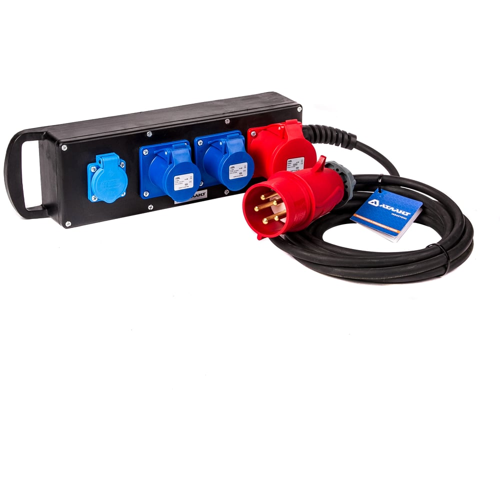 Изображение товара Промышленный удлинитель Атлант КГ на колодке 5м 32А