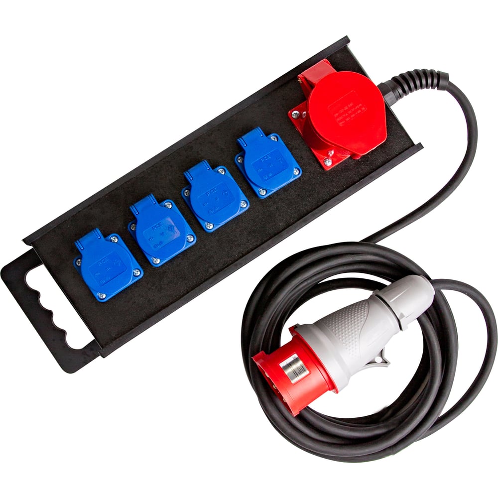 Изображение товара Промышленный удлинитель на колодке Атлант КГ 5x2,5 20м CEE 5P 220В 32А IP44 морозостойкий