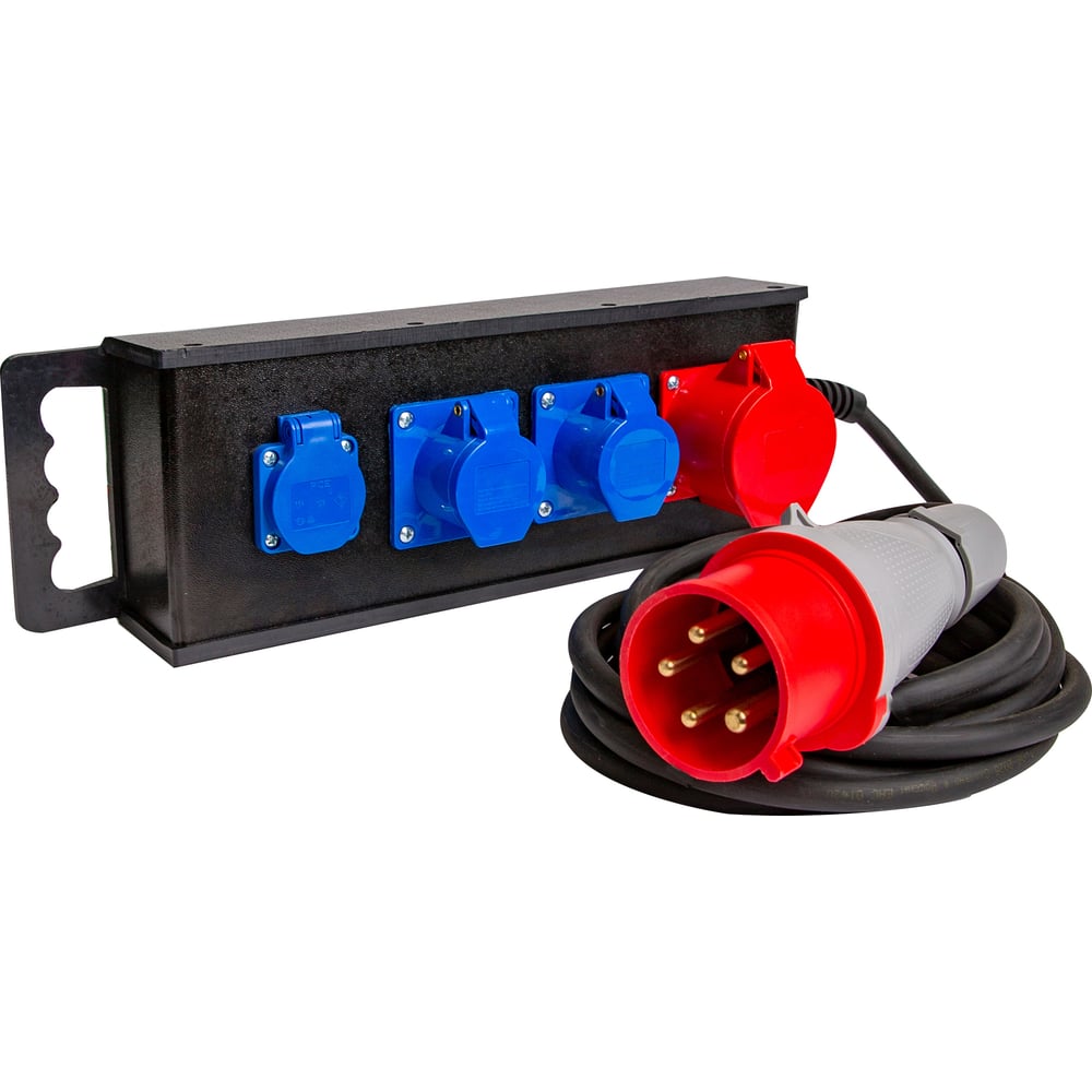 Изображение товара Промышленный удлинитель на колодке Атлант КГ 5x2,5 10м 220/380В IP44