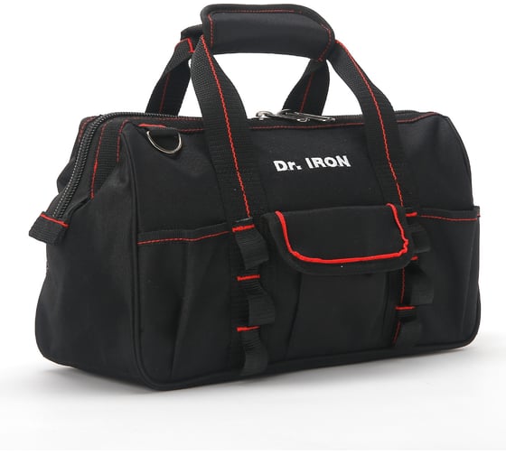 Изображение товара Сумка для инструмента Dr. IRON 360x150x230 мм, с ремнем DR1004
