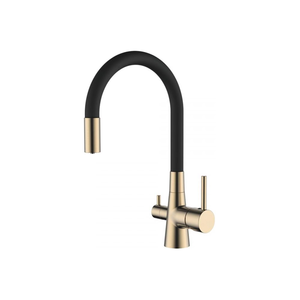 Изображение товара Кухонный смеситель Ledeme L4955Y-3 с гибким изливом и современным дизайном