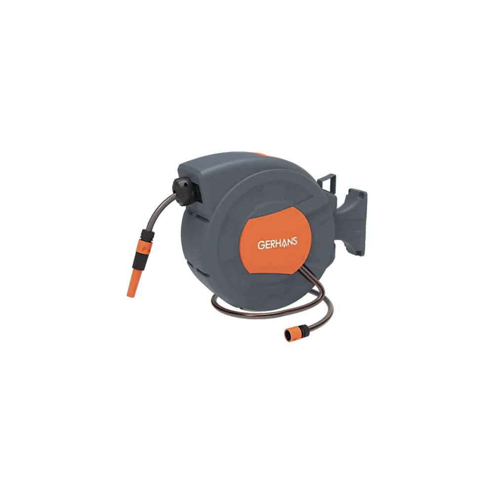 Изображение товара Автоматическая катушка для шланга Gerhans K55101-25 с автоматическим скручиванием