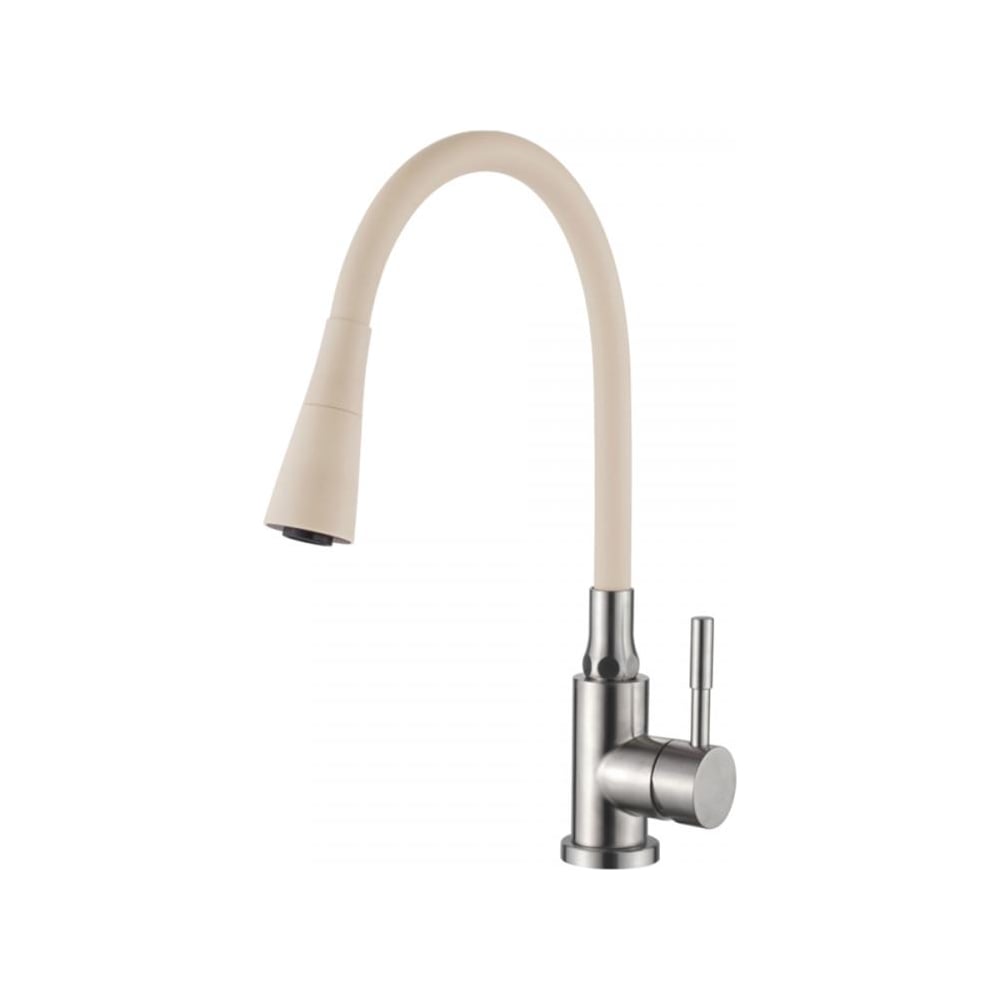 Изображение товара Смеситель для кухни Ledeme L74199-16 гибкий излив современный бежевый