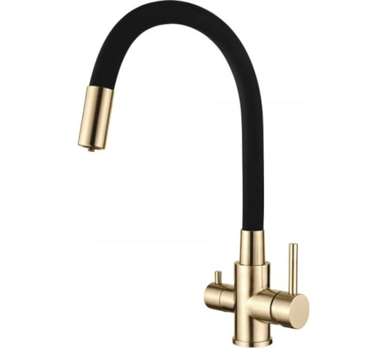 Изображение товара Смеситель для кухни Ledeme с гибким изливом L74255Y-2