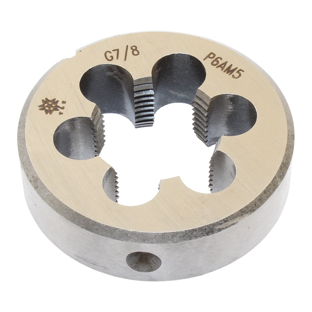 Изображение товара Плашка трубная цилиндрическая G 7/8 14 ниток на дюйм диаметр 65 мм TLX