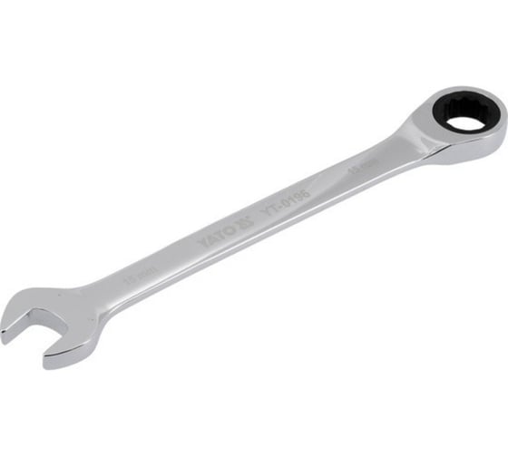 Изображение товара Ключ комбинированный YATO с трещоткой 15мм YT-0196 37130196 092 1