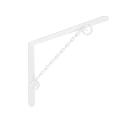 Изображение товара Кронштейн фигурный DOMART 300x225 белый 4660015164713