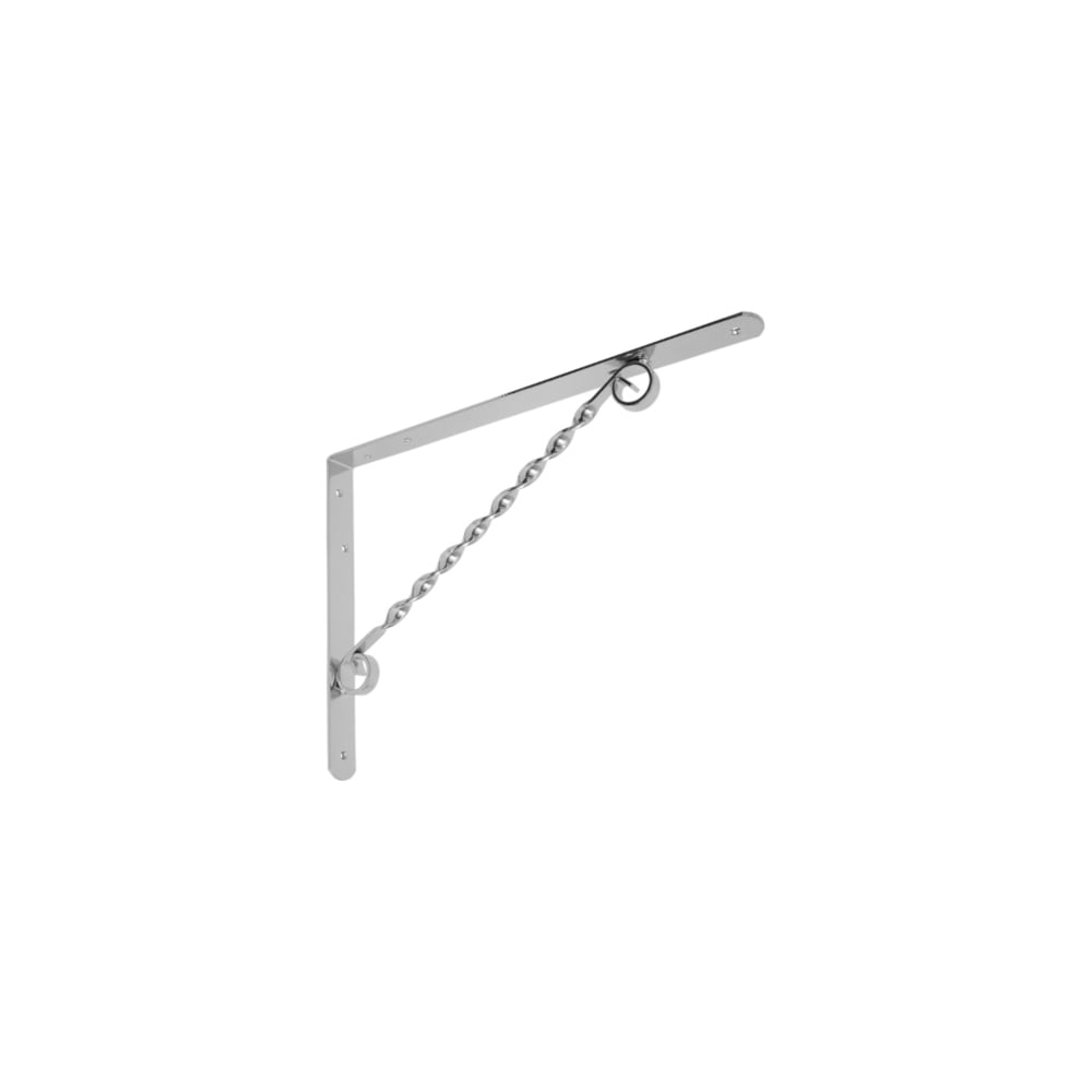 Изображение товара Кронштейн фигурный DOMART 350x250 хром для стеклянных полок