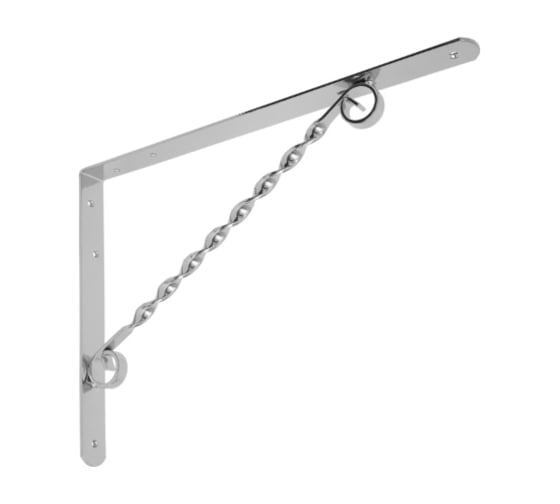 Изображение товара Кронштейн фигурный DOMART 350x250 хром 4660015164881