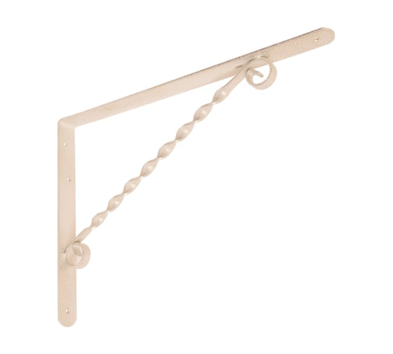 Изображение товара Кронштейн фигурный DOMART 350x250 белый антик 4660015164898