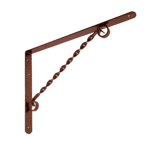 Изображение товара Кронштейн фигурный DOMART 350x250 медь антик 4660015164829