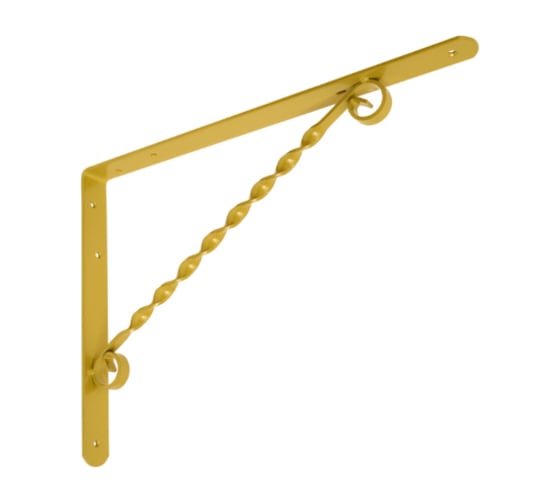 Изображение товара Кронштейн фигурный DOMART 350x250 золото 4660015164874