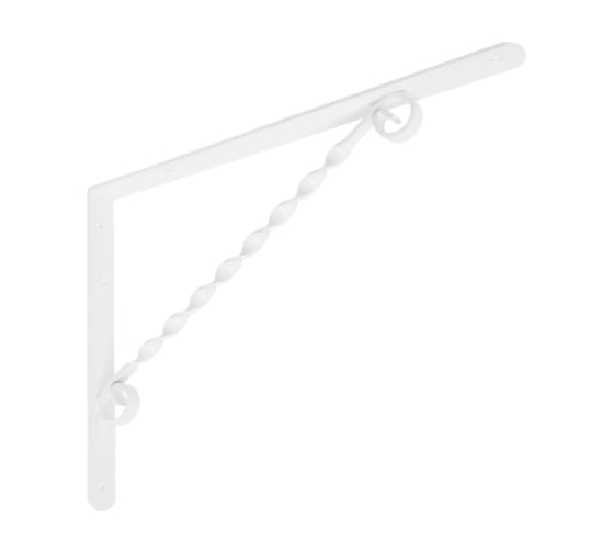 Изображение товара Кронштейн фигурный DOMART 350x250 белый 4660015164812