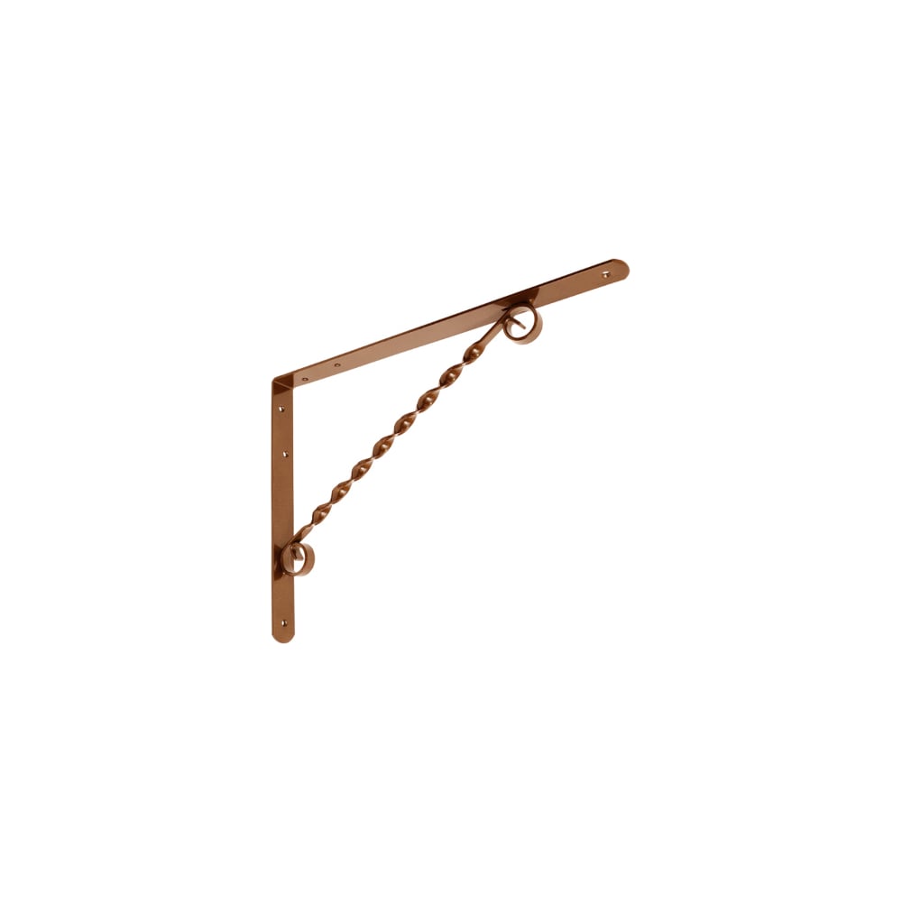Изображение товара Кронштейн фигурный DOMART 350x250 коричневый металлик 4660015164867