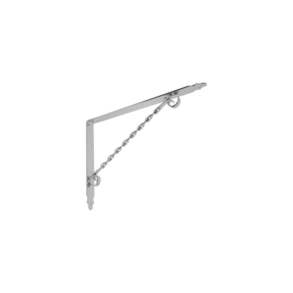 Изображение товара Кронштейн фигурный DOMART 350x250 мод.2 хром для стеклянных полок