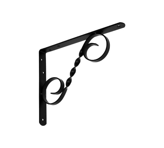 Изображение товара Кронштейн фигурный DOMART 250x200 мод.3 черный 4660015168056