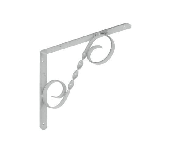 Изображение товара Кронштейн фигурный DOMART 250x200 мод.3 серый металлик 4660015168032