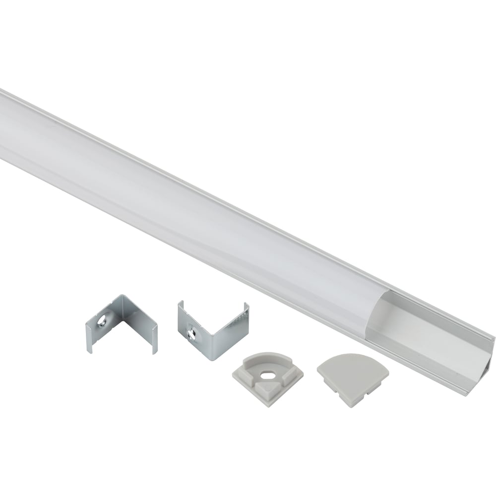 Изображение товара Комплект анодированных угловых профилей ЭРА 1616R1mset4 16x16 мм 1 м серебристый 4 шт