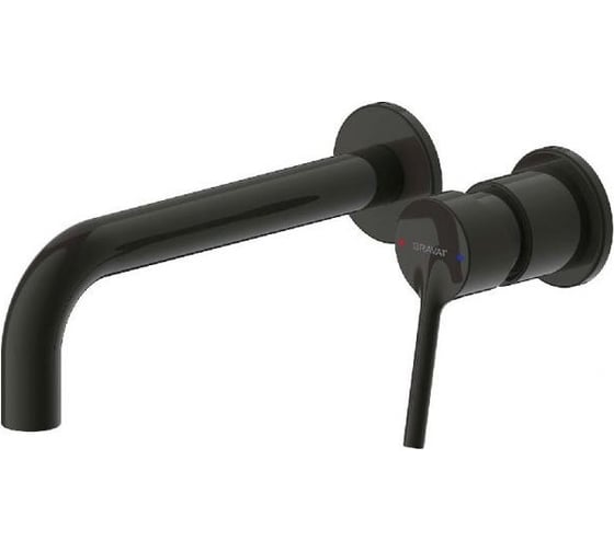 Изображение товара Встраиваемый смеситель для раковины Bravat черный 00285586 P8461217BW-ENG