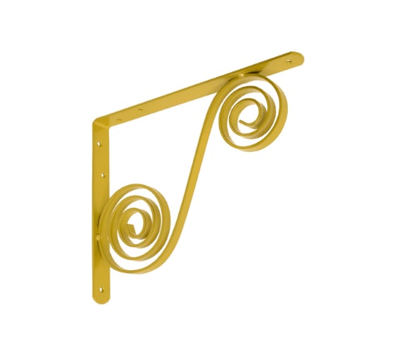Изображение товара Кронштейн фигурный DOMART 250x200 мод.5 золото 4660015169022