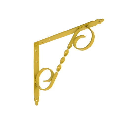 Изображение товара Кронштейн фигурный DOMART 250x200 мод.4 золото 4660015168520