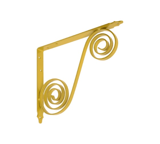 Изображение товара Кронштейн фигурный DOMART 250x200 мод.6 золото 4660015169527