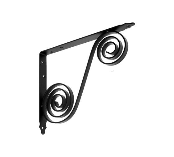 Изображение товара Кронштейн фигурный DOMART 250x200 мод.6 черный 4660015169572