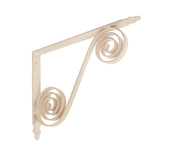 Изображение товара Кронштейн фигурный DOMART 300x225 мод.6 белый антик 4660015169602