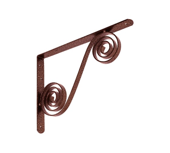 Изображение товара Кронштейн фигурный DOMART 300x225 мод.5 медь антик 4660015169145