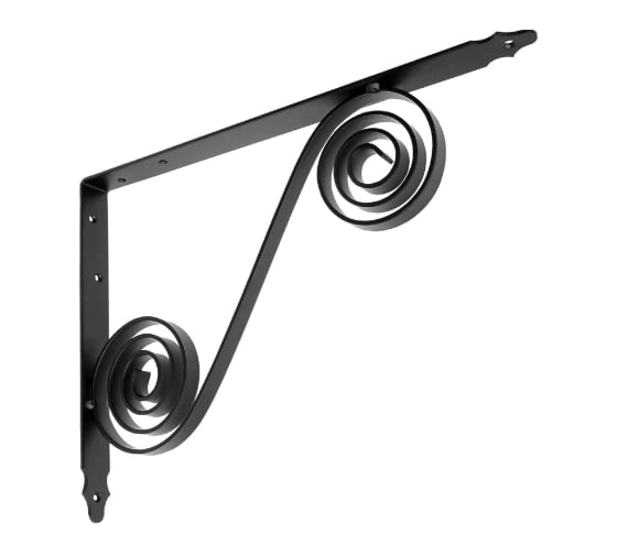 Изображение товара Кронштейн фигурный DOMART 350x250 мод.6 черный 4660015169770