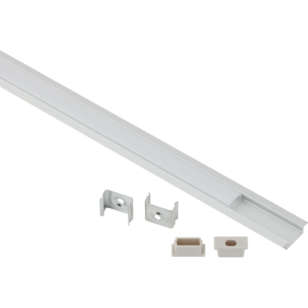 Изображение товара Комплект профилей для освещения ЭРА 22061mset3, 3 шт 1 м серебристый