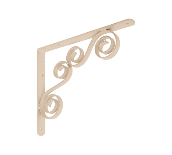 Изображение товара Кронштейн фигурный DOMART 250x200 мод.7 белый антик 4620031740025