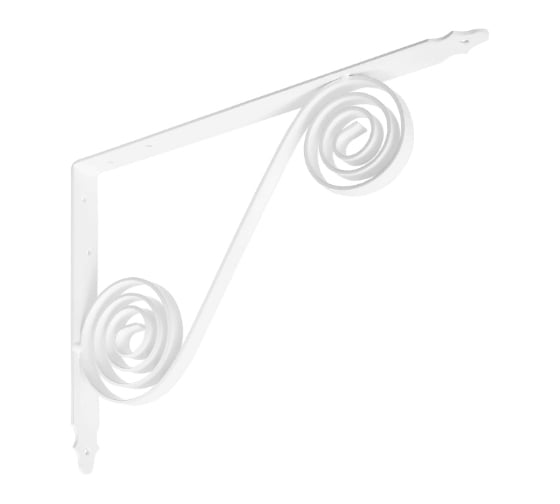 Изображение товара Кронштейн фигурный DOMART 350x250 мод.6 белый 4660015169695