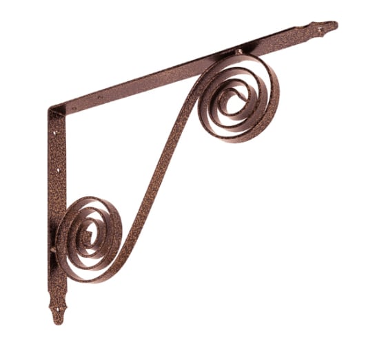 Изображение товара Кронштейн фигурный DOMART 350x250 мод.6 медь антик 4660015169749