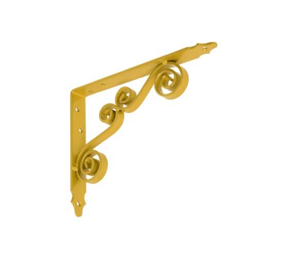 Изображение товара Кронштейн фигурный DOMART 200x150 мод.8 золото 4620031740346