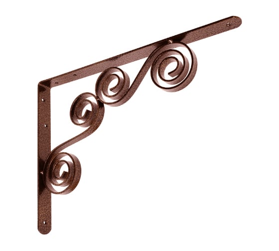Изображение товара Кронштейн фигурный DOMART 350x250 мод.7 медь антик 4620031740261