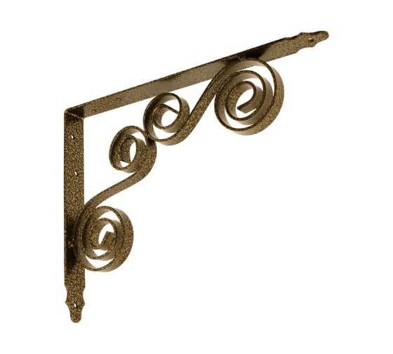 Изображение товара Кронштейн фигурный DOMART 300x225 мод.8 бронза антик 4620031740537