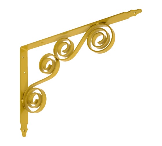 Изображение товара Кронштейн фигурный DOMART 350x250 мод.8 золото 4620031740643