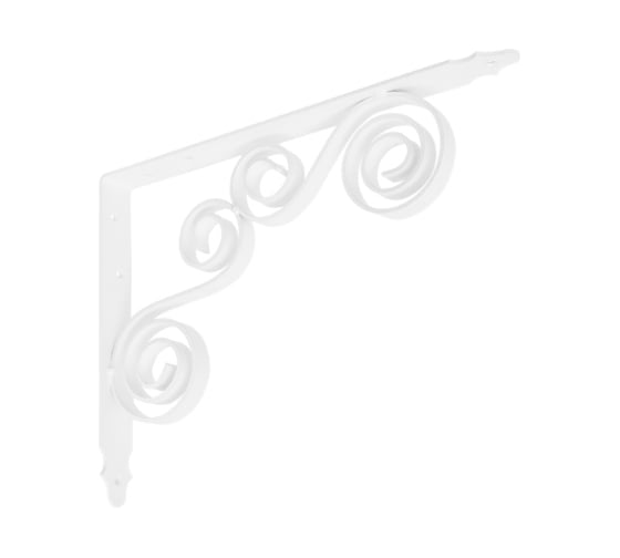 Изображение товара Кронштейн фигурный DOMART 300x225 мод.8 белый 4620031740513