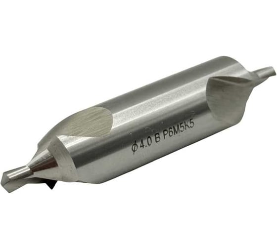 Изображение товара Сверло центровочное TORNERI 4.0 мм с предохранительным конусом (тип В) Р6М5К5 Т025849