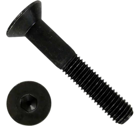 Изображение товара Винт потайной под шестигранник 23 Болта НР 12х150 DIN7991к.п.10.9,20 шт П0000030098НРф20