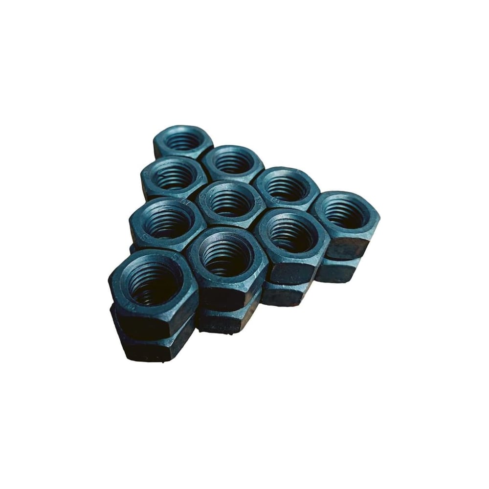 Изображение товара Гайка М12 высокопрочная черная к.п.12.9 ГОСТ 5927 150 шт.