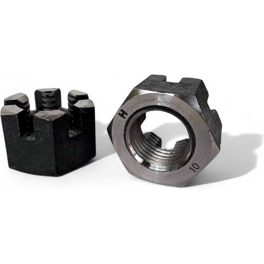 Изображение товара Гайка корончатая М42 без покрытия ТПЗ М42К для монтажных работ