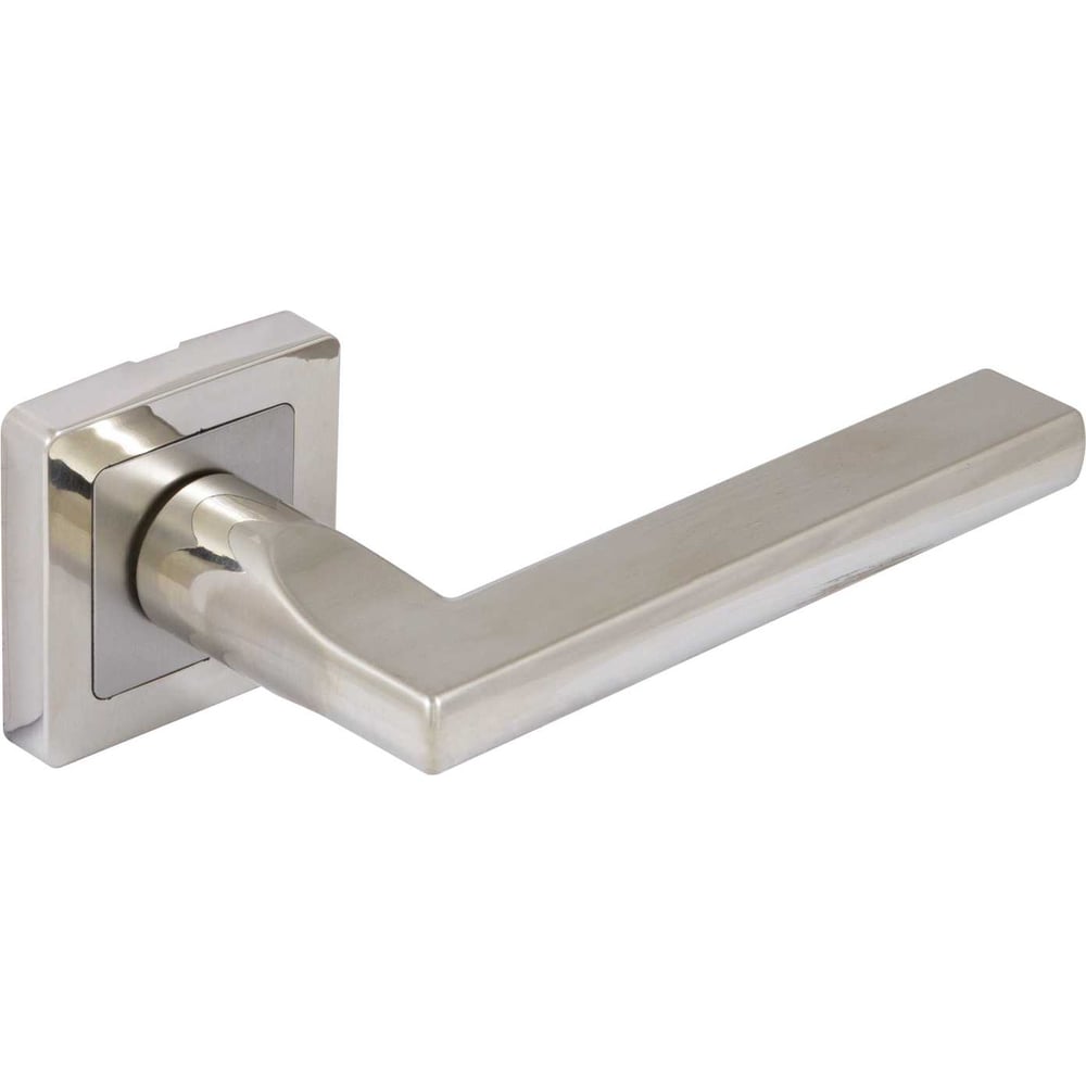 Изображение товара Комплект ручек для межкомнатных дверей СТАНДАРТ P71 SN квадратный матовый никель