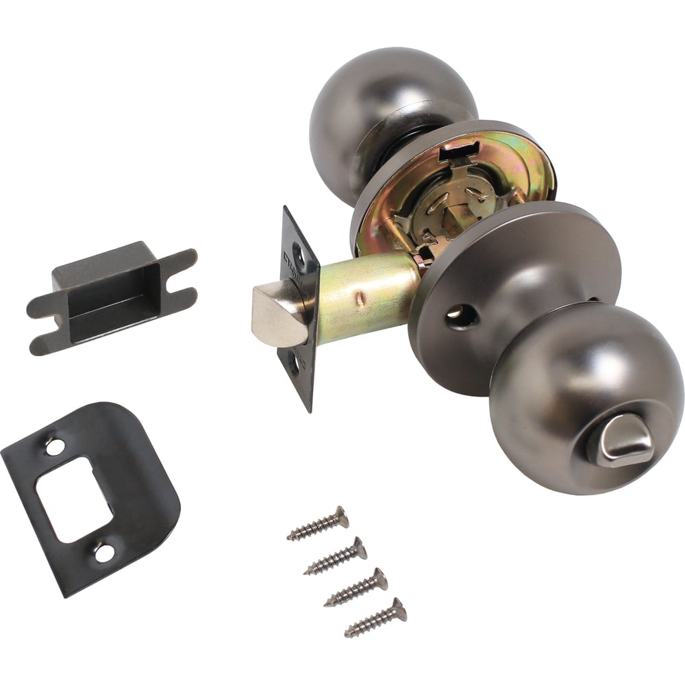 Изображение товара Защёлка СТАНДАРТ 607 BK BN черный никель фикс для межкомнатных дверей