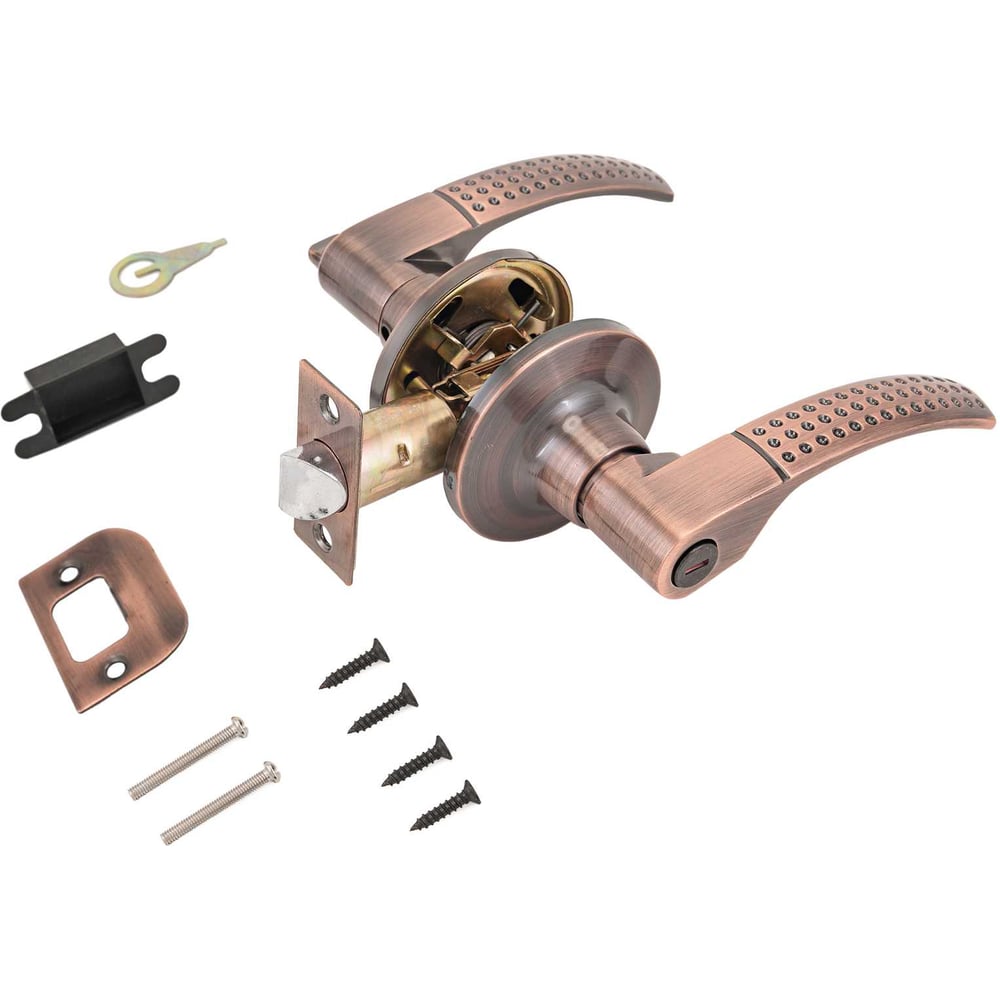 Изображение товара Защёлка СТАНДАРТ 8510 BK AC для межкомнатных дверей с фиксатором