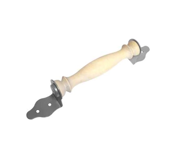 Изображение товара Ручка декоративная DOMART мод.2, без лака, серый металлик 4620007785227