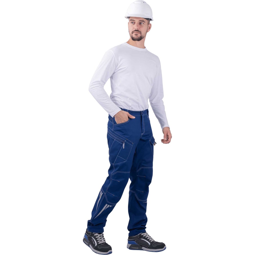 Изображение товара Брюки Iform ПЕРФЕКТ летние мужские синий-василек 96-100