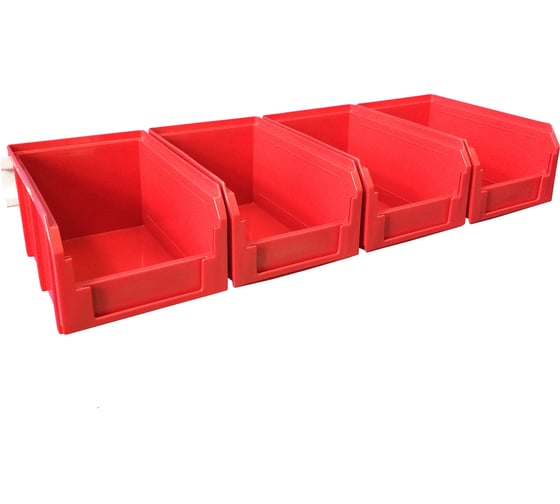 Изображение товара Настенный органайзер СТЕЛЛА-ТЕХНИК 4 ящика V-2, V-2-650-красный